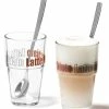 Leonardo Becher Latte Macchiato Mit Löffeln Solo, 2er Set -WMF-Geschäft 042555 0 K bearbeitet 2 xl