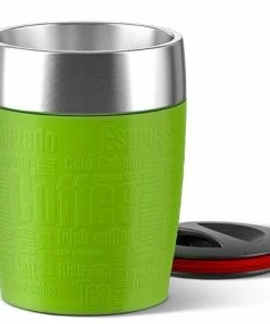 Emsa Isolier-Trinkbecher Travel Cup In Wasserblau -WMF-Geschäft 10165 RZ TravelCup Limette Deckel RED 2