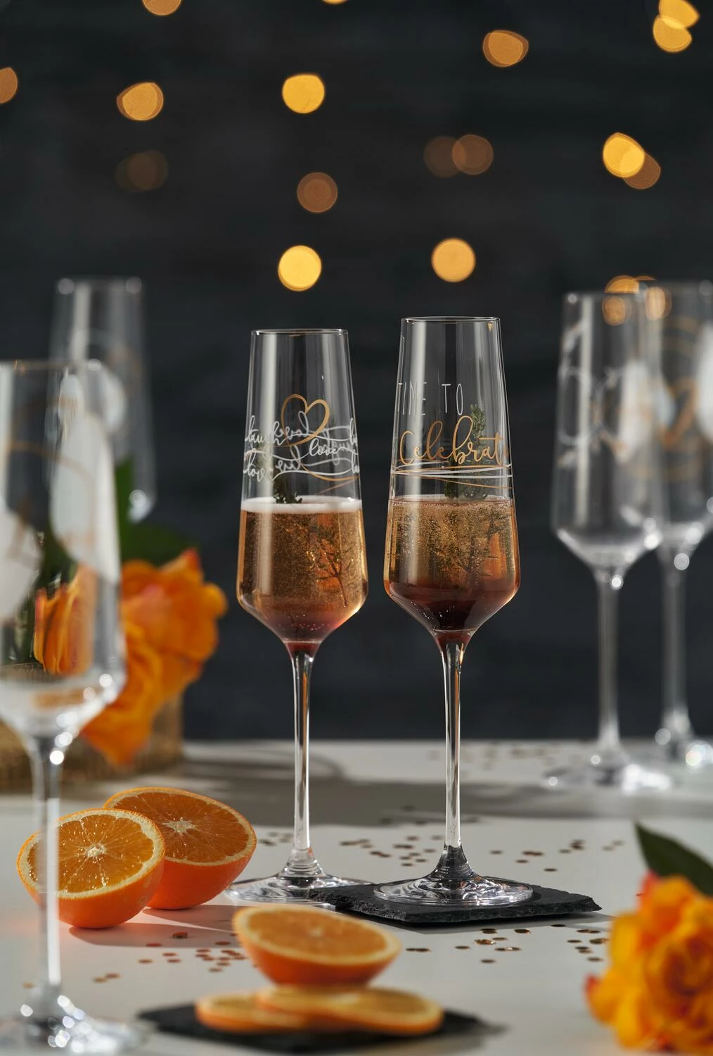 Leonardo 2 Sektgläser PRESENTE 280 Ml ′Celebrate′ – Bild 2