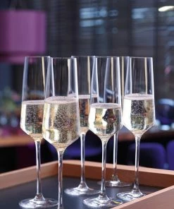 Leonardo Sektglas PUCCINI 280 Ml, 6er-Set -WMF-Geschäft 210 PUCCNI Sektglas 069550 Proline H