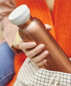 Mepal Thermoflasche Ellipse 500 Ml - Rosé Gold -WMF-Geschäft 212 104171078500 insulated bottle rose gold leakproof on the go