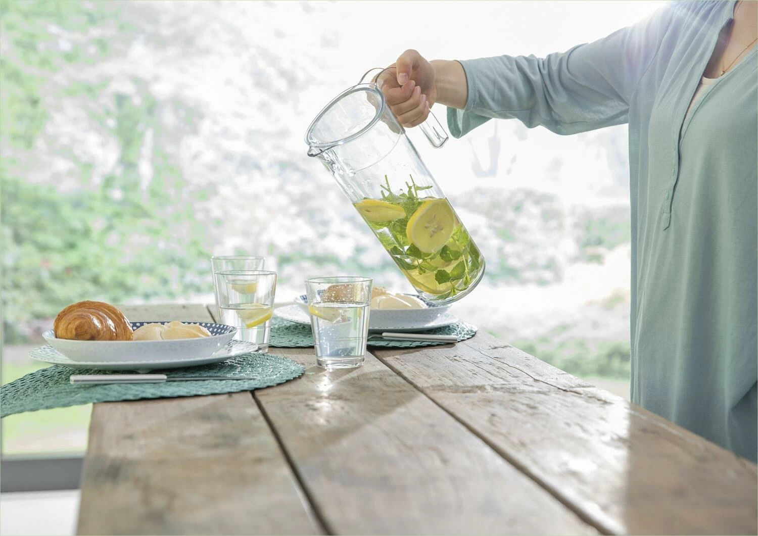 Mepal Wasserkaraffe Flow 1.5 L - Klar 7 Mepal Wasserkaraffe Flow 1.5 L - Klar – Bild 5