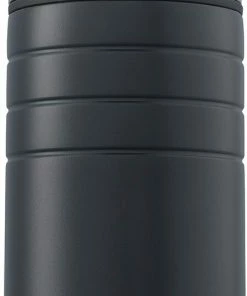 Esbit MAJORIS Edelstahl Isolierflasche Mit Doppelwandigem Edelstahl-Becher, 0.5L, Schwarz