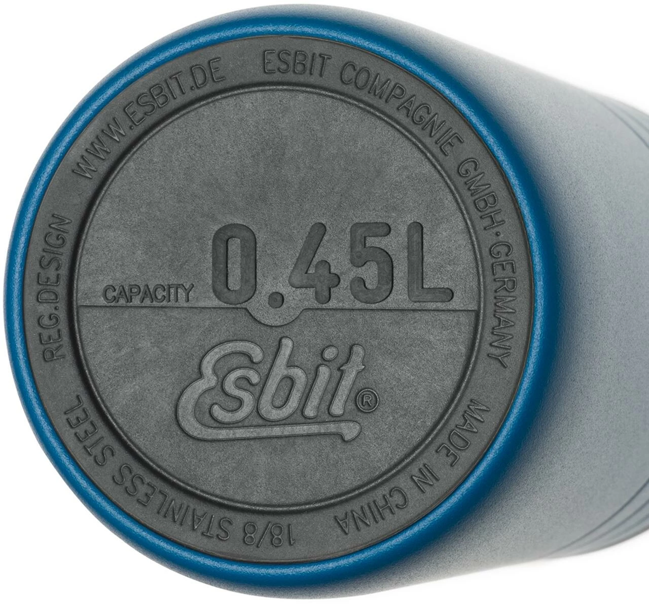 Esbit MAJORIS Edelstahl Thermobecher Mit Isolierverschluss, 450ML, Polar Blue 4 Esbit MAJORIS Edelstahl Thermobecher Mit Isolierverschluss, 450ML, Polar Blue – Bild 2