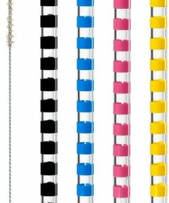 Leonardo Glastrinkhalme BRERA 4er-Set 20 Cm + 1 Reinigungsbürste