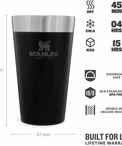 Stanley Adventure Pint 0,47l, Schwarz -WMF-Geschäft 222 669401 web3