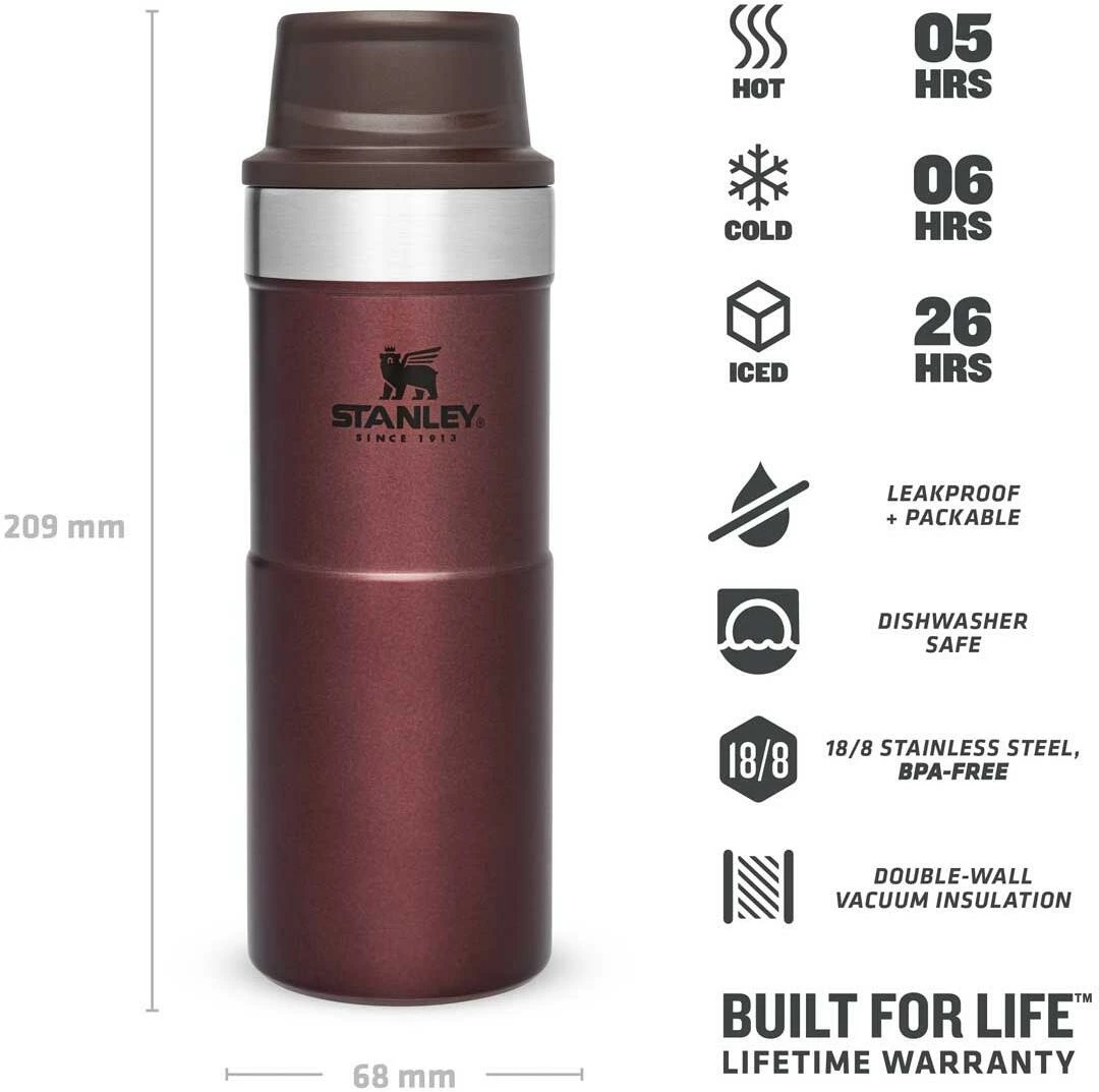 Stanley Becher, 0,35l, Rot 6 Stanley Becher, 0,35l, Rot – Bild 4