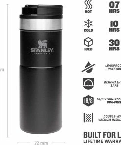 Stanley NEVERLEAK 0,47l, Schwarz -WMF-Geschäft 222 675201 web3