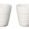 ASA Thermobecher Espresso 2er Set Thermo Twisted, Weiß