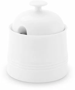 Friesland Porzellan Friesland Zuckerdose JEVERLAND In Weiß