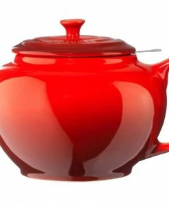 Le Creuset Klassische Kanne Mit Sieb 1,3 L In Kirschrot