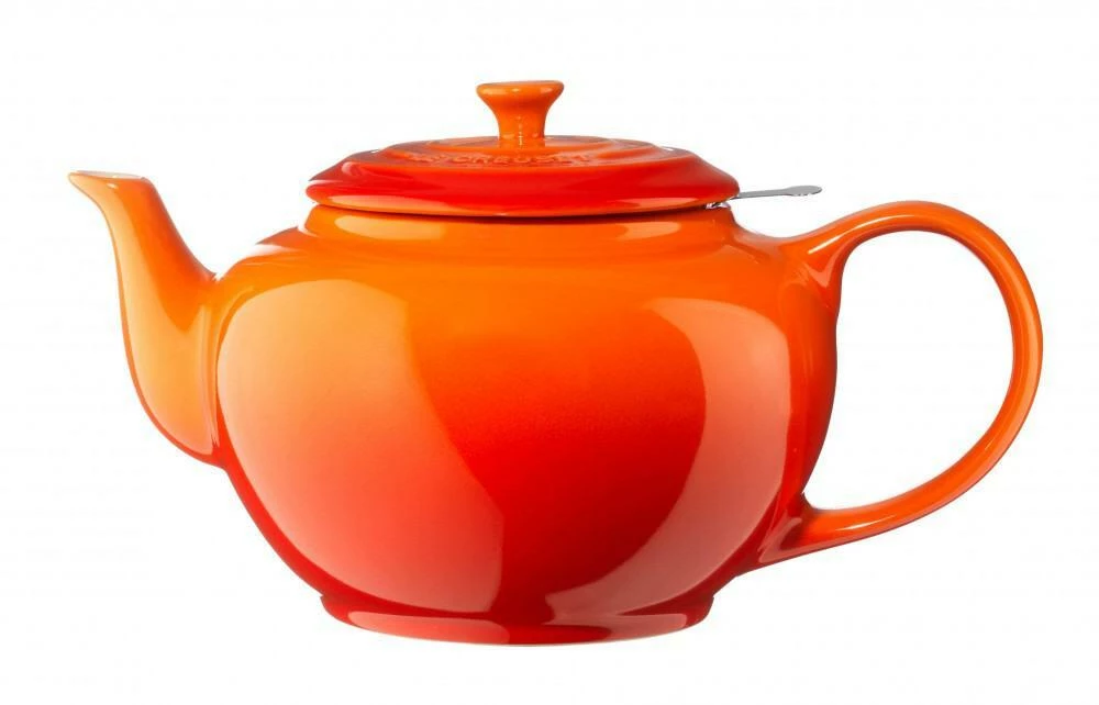 Le Creuset Klassische Kanne Mit Sieb 1,3 L In Ofenrot 3 Le Creuset Klassische Kanne Mit Sieb 1,3 L In Ofenrot