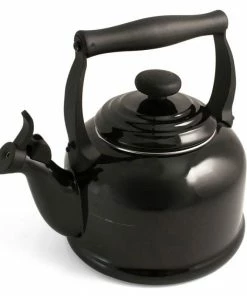 Le Creuset Wasserkessel Tradition Schwarz