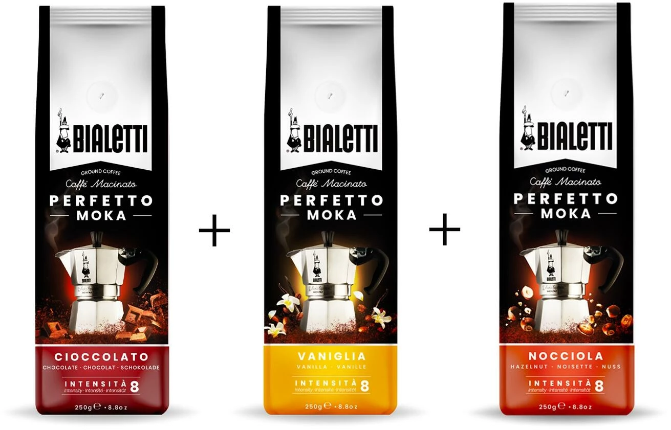 Bialetti Kaffee Paket Aroma 3 Bialetti Kaffee Paket Aroma