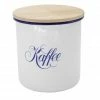 Krüger Kaffeedose Serie Husum -WMF-Geschäft Dose Kaffee blauer Rand