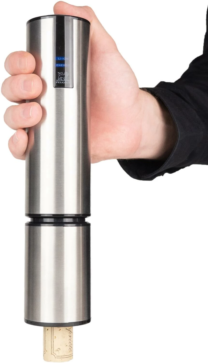 PEUGEOT Elektrischer Korkenzieher Elis Touch Mit Akku, Edelstahl 5 PEUGEOT Elektrischer Korkenzieher Elis Touch Mit Akku, Edelstahl – Bild 3