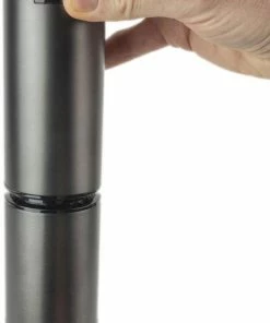 PEUGEOT Elektrischer Korkenzieher Elis Touch Mit Akku, Carbon -WMF-Geschäft ELIS TOUCH Lithium Ion Carbone bouton eject 201043