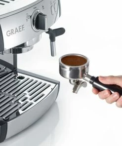 Graef Espressomaschine Pivalla ES 702 Mit Kapsel-Siebträger 24 Graef Espressomaschine Pivalla ES 702 Mit Kapsel-Siebträger -WMF-Geschäft ES702EU01 pivalla Detail Kaffee neu l