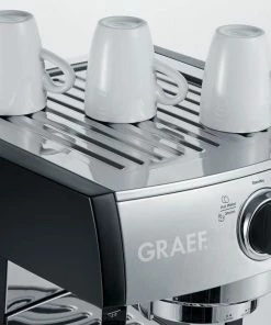 Graef Espressomaschine Pivalla ES 702 Mit Kapsel-Siebträger 30 Graef Espressomaschine Pivalla ES 702 Mit Kapsel-Siebträger -WMF-Geschäft ES702EU01 pivalla Detail Waermeplatte neu 1 l