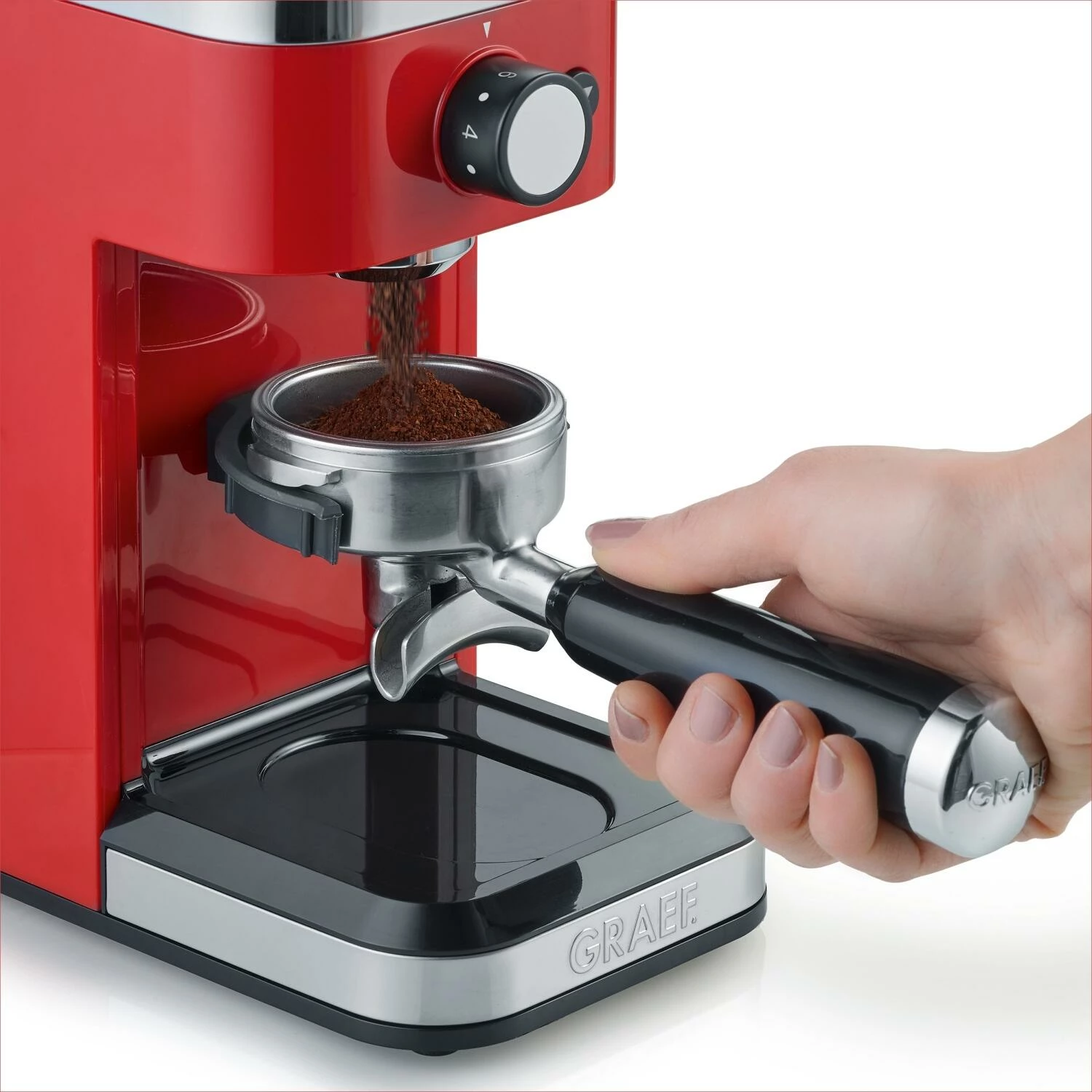 GRAEF Kaffeemühle CM 503, Rot 4 GRAEF Kaffeemühle CM 503, Rot – Bild 2