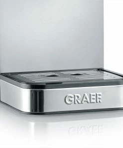 GRAEF Siebträger-Espressomaschine Salita, Silber -WMF-Geschäft Graef Siebtraeger Espressomaschine salita ES400 herausnehmbare Abtropfschale