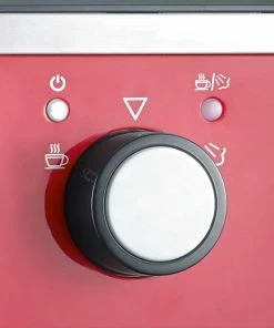 GRAEF Siebträger-Espressomaschine Salita, Rot -WMF-Geschäft Graef Siebtraeger Espressomaschine salita ES403 Drehregler fu r einfache Bedienung