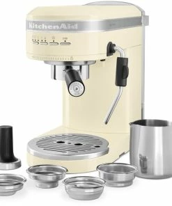 KitchenAid Halbautomatische Espressomaschine ARTISAN In Creme -WMF-Geschäft P200142KP 080z EMEA AC
