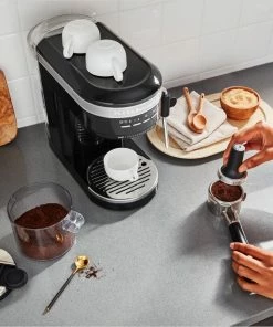 KitchenAid Halbautomatische Espressomaschine ARTISAN In Onyx Schwarz -WMF-Geschäft P200263kp 081z