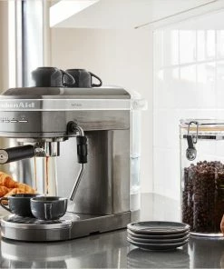 KitchenAid Halbautomatische Espressomaschine ARTISAN In Medallion Silber -WMF-Geschäft P200263kp 097z