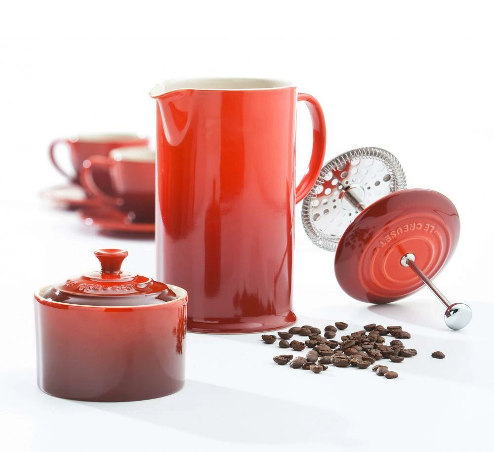 Le Creuset Kaffeebereiter In Ofenrot 6 Le Creuset Kaffeebereiter In Ofenrot – Bild 4