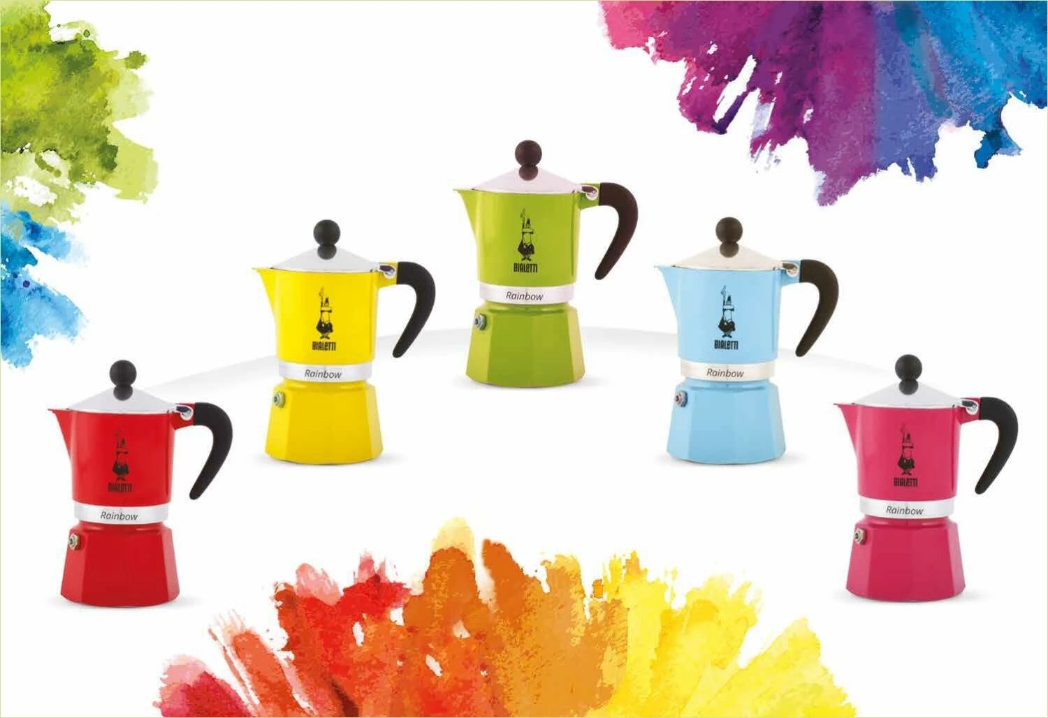 Bialetti Espressokocher Rainbow Hellblau 6 Bialetti Espressokocher Rainbow Hellblau – Bild 4