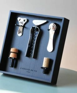 L´Atelier Du Vin L′Atelier Du Vin Wein-Set In Schwarz, 5-teilig -WMF-Geschäft Ratelier noir ambiance neu l