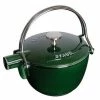 Staub Teekanne Und Wasserkessel Aus Gusseisen In Basilikumgrün -WMF-Geschäft Staub Teekanne basilikum