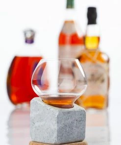 Täljsten Spirituosen-Kühler Aus Speckstein Mit Trinkglas -WMF-Geschäft Stenkall Brun 6 1