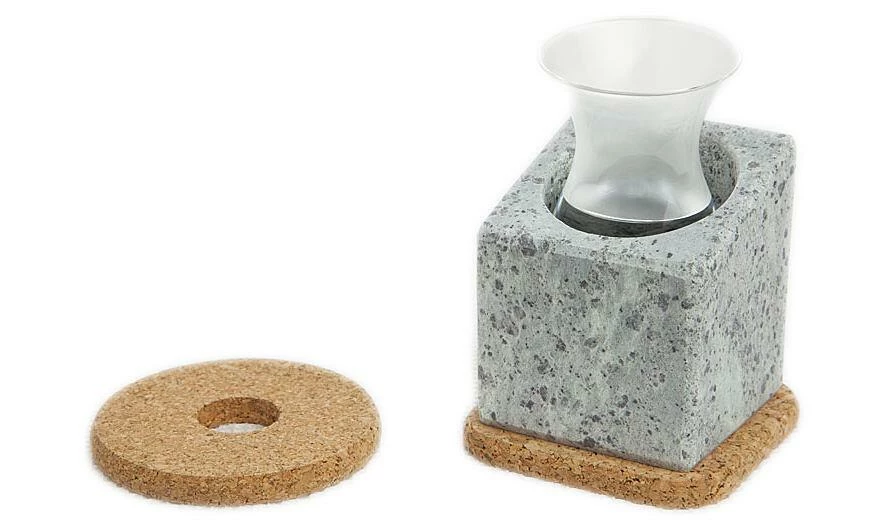 Täljsten Glaskühler Aus Speckstein Mit Trinkglas 3 Täljsten Glaskühler Aus Speckstein Mit Trinkglas