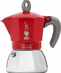 Bialetti Espressokocher Moka Induktion Red