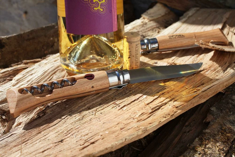 Opinel Messer Mit Korkenzieher, Größe 10, Rostfrei 6 Opinel Messer Mit Korkenzieher, Größe 10, Rostfrei – Bild 4