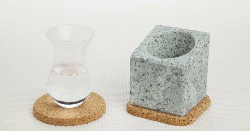 Täljsten Glaskühler Aus Speckstein Mit Trinkglas 6 Täljsten Glaskühler Aus Speckstein Mit Trinkglas – Bild 4